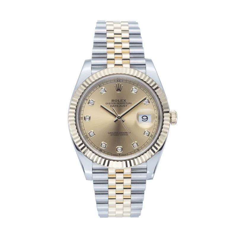 Pre-Owned Rolex Datejust 40mm Diamond Watch 126333