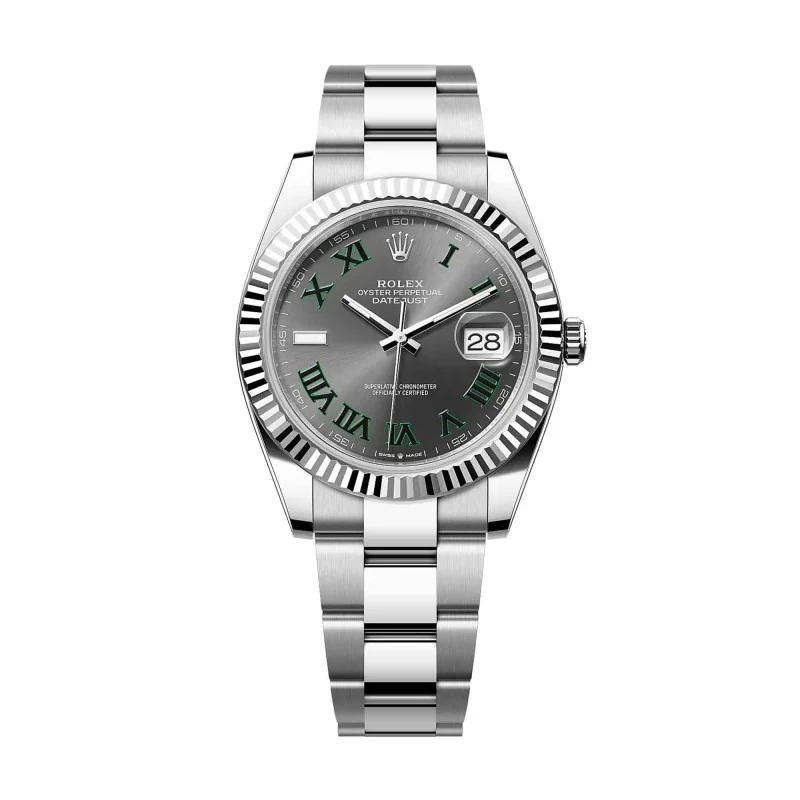 Rolex Pre-Owned Datejust 41 Wimbledon 41mm Watch 126334