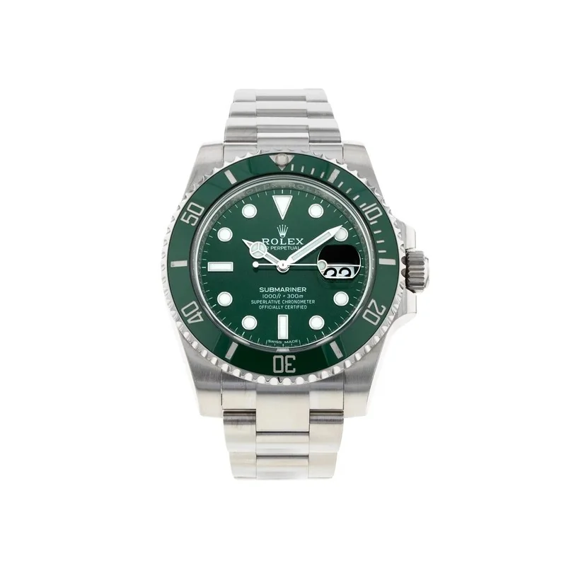 Pre-owned Rolex Submariner Date 41mm Watch 116610LV Hulk