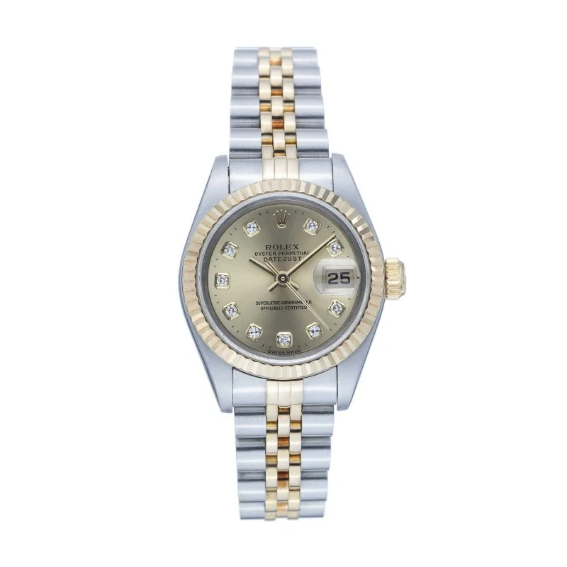 Pre-Owned Rolex Datejust Diamond 26mm Ladies Watch 69173