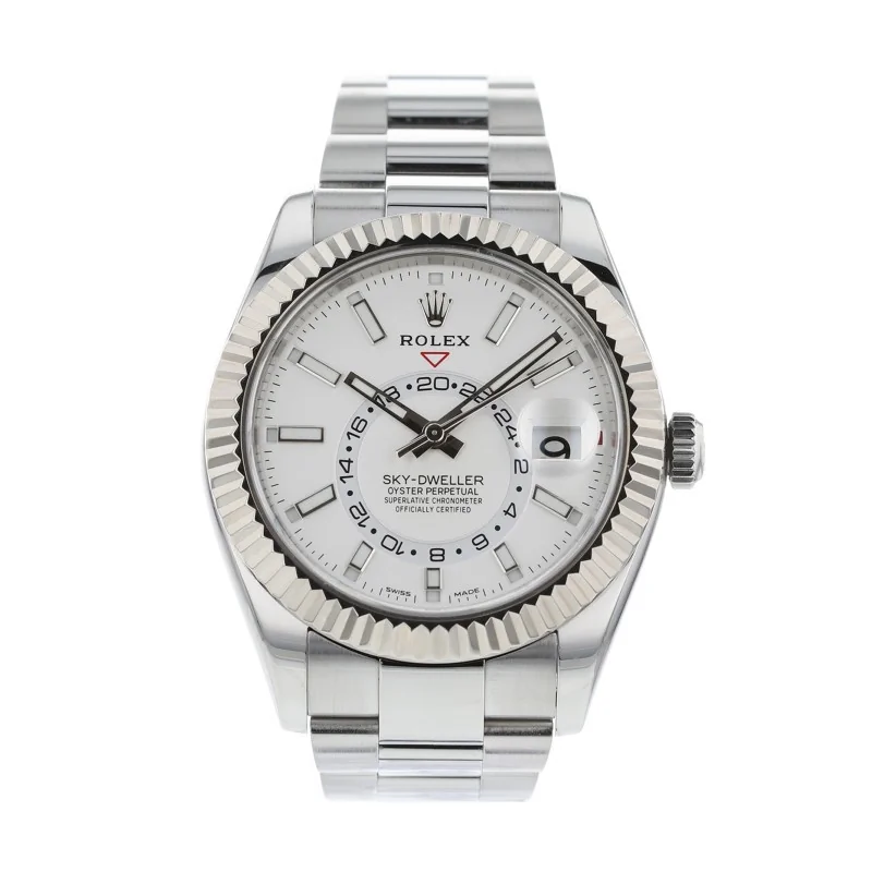 ROLEX Pre-Owned Sky-Dweller White 40mm Watch 326934