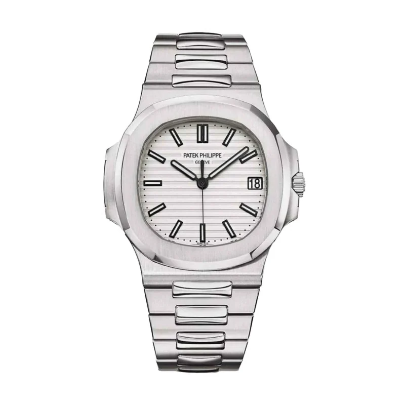 Pre-Owned Patek Phillipe Nautilus White 40mm Watch 5711/1A-011