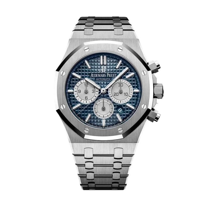Pre-Owned Audemars Piguet Royal Oak Chronograph Blue 41mm Watch 26331ST.OO.1220ST.01