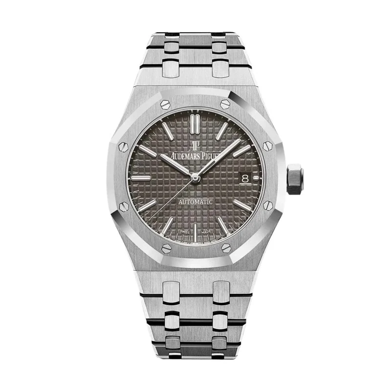 Pre-Owned Audemars Piguet Royal Oak Selfwinding Grey 37mm Watch 15450ST.OO.1256ST.02