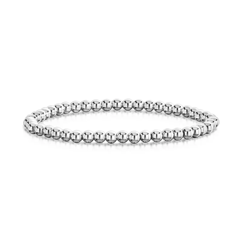 Silver Ball Detailed Bracelet