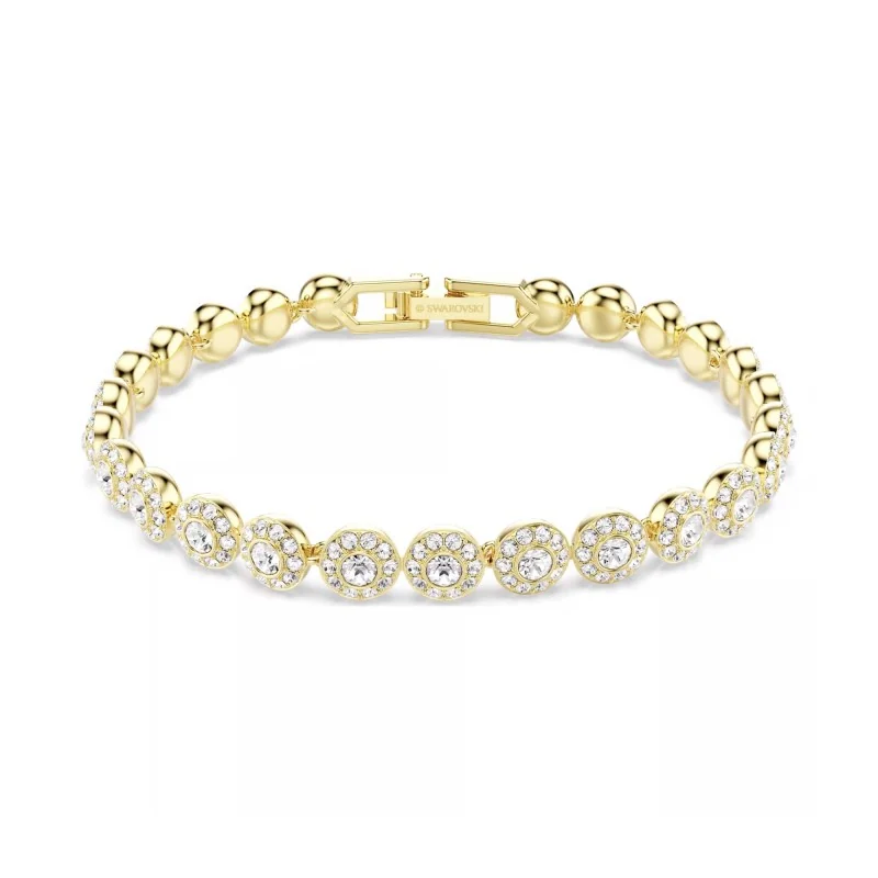 Swarovski Una Angelic bracelet Gold Tone Crystal Halo Bracelet 5749386