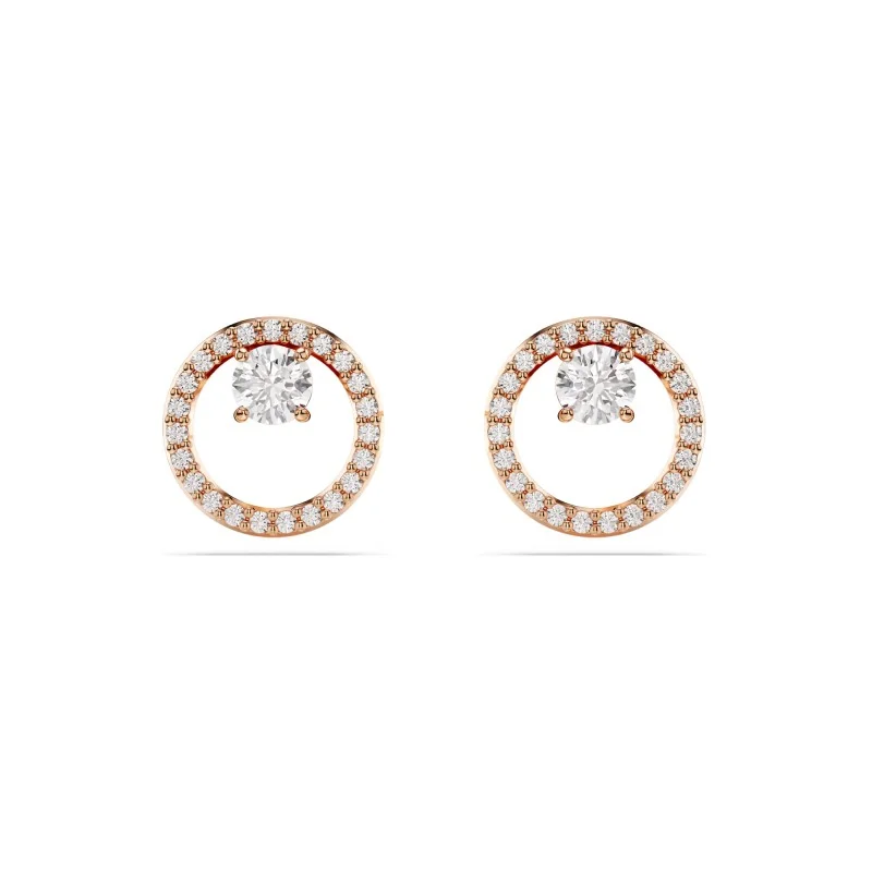 Swarovski Constella Rose Gold-Tone Plated Stud Earrings 5692263