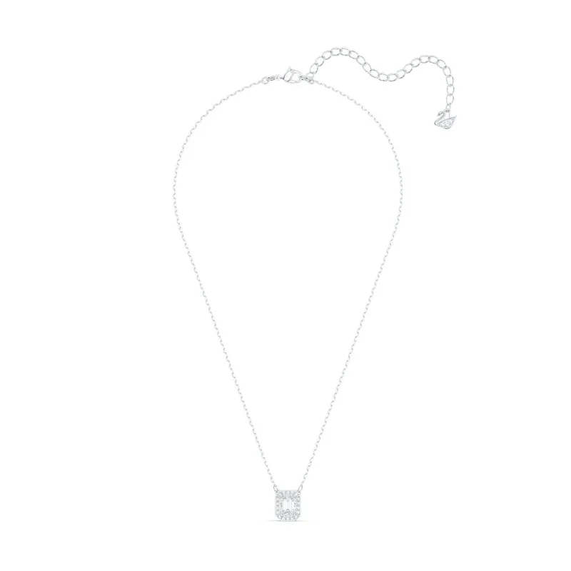 Swarovski Millenia Emerald Cut Halo Necklace 5599177