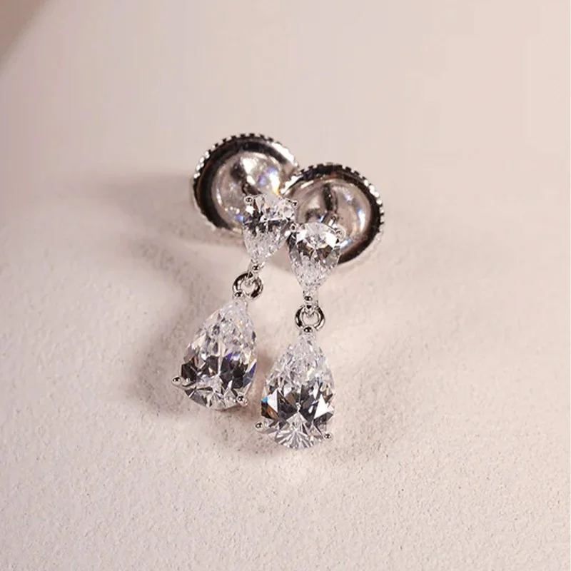 CARAT* London Baby Arabella Silver Drop Earrings CE925W-ARAB-BABY
