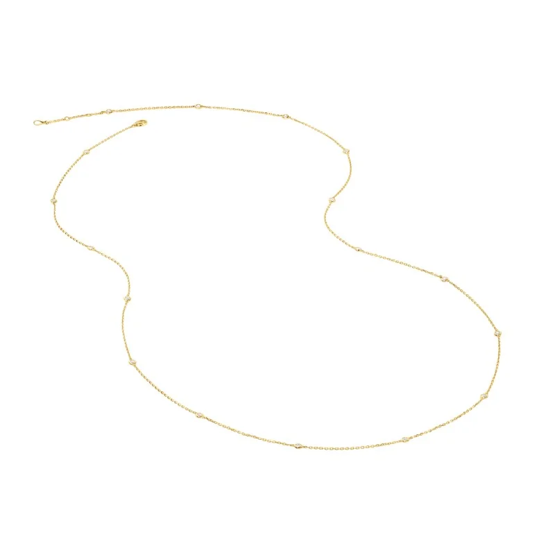 CARAT* Petra Cubic Zirconia Gold Vermeil Necklace CN925Y-PETR-L