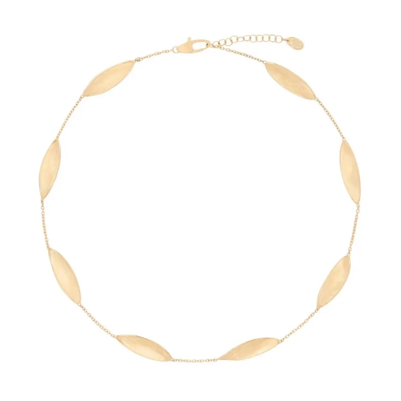 Marco Bicego Lunaria Twist 18ct Yellow Gold Necklace CB2896 Y 02
