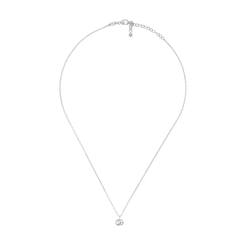 Gucci GG Running 18ct White Gold Necklace YBB481638002