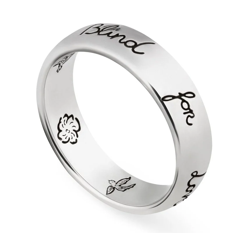 Gucci Blind for Love Silver Ring YBC455247001