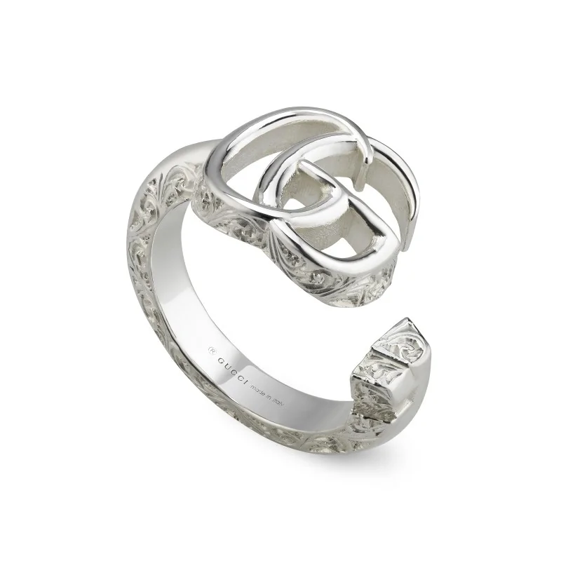 Gucci GG Marmont Silver Ring YBC627760003