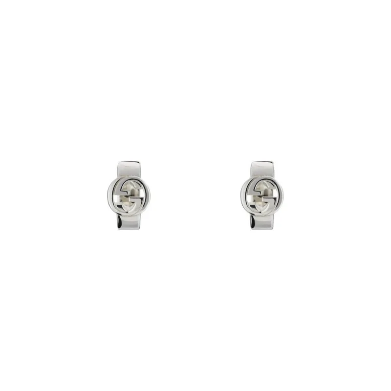 Gucci Interlocking Hoop Earrings YBD796346001