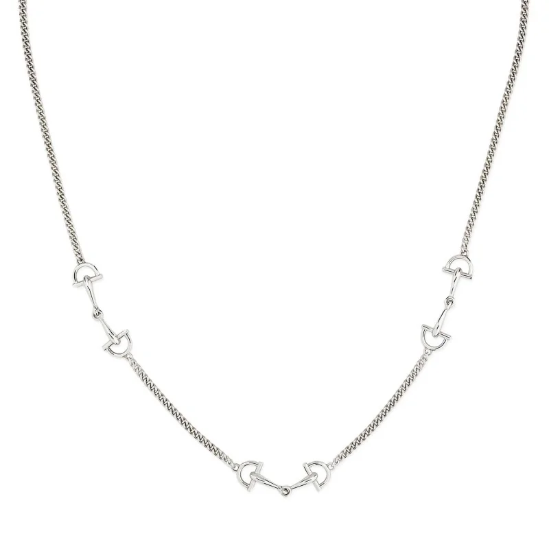 GUCCI Sterling Silver Staffa Necklet YBB875895001
