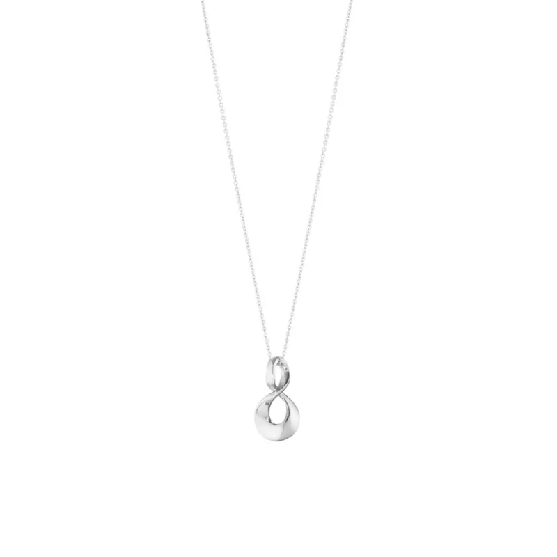 Georg Jensen Infinity Sterling Silver Twist Pendant 10013929