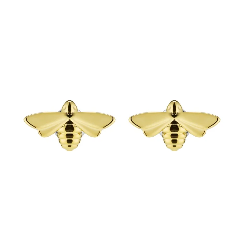 Olivia Burton Signature Honey Bee Gold Plated Stud Earrings 24100479
