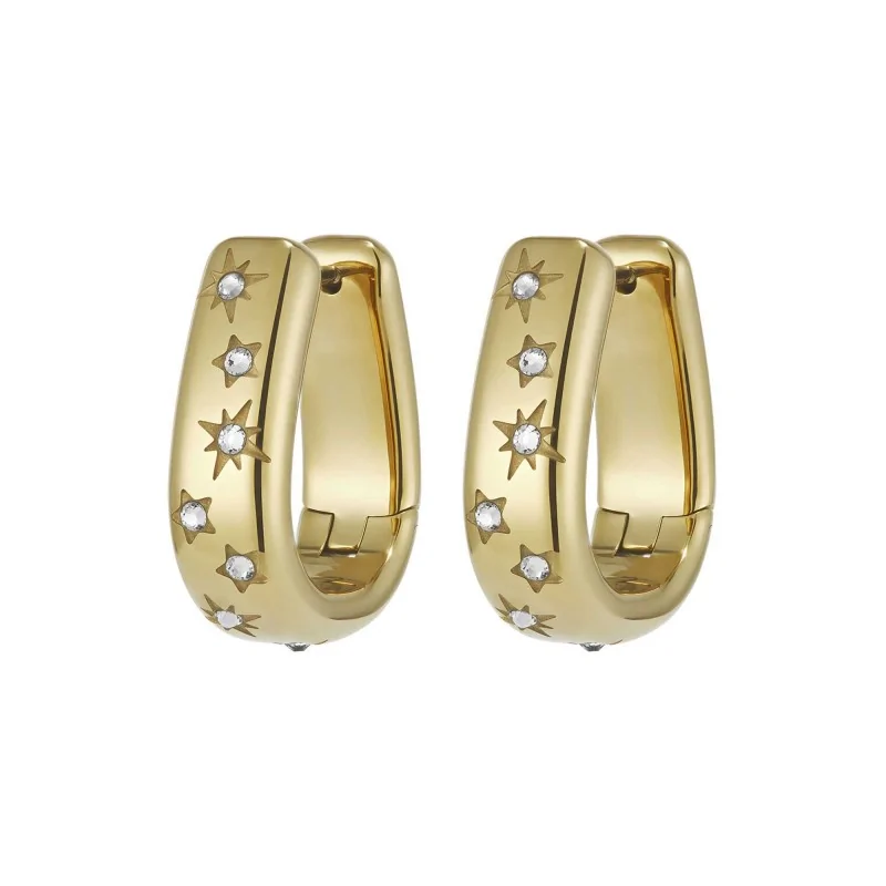 Olivia Burton Classic Celestial Crystal Gold Plated Hoop Earrings 24100644