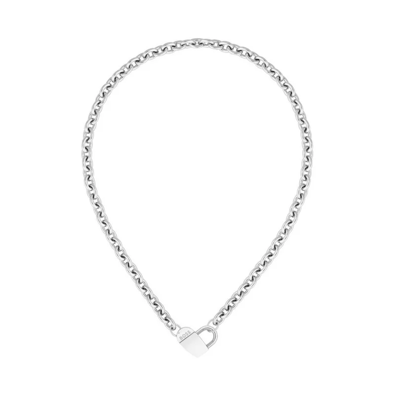 BOSS Dinya Stainless Steel Heart Necklace 1580416