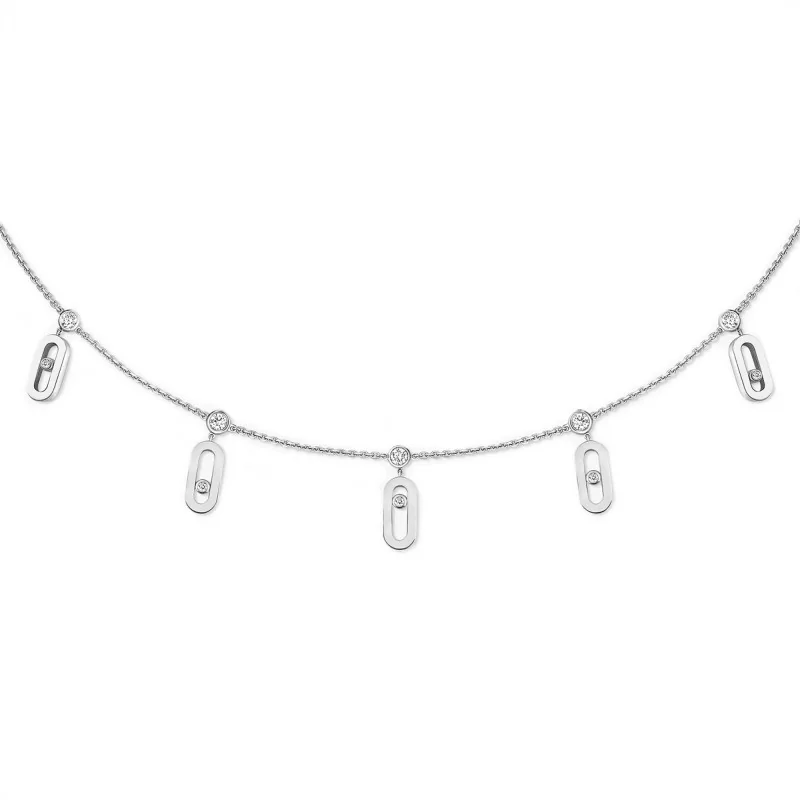 Messika Move Uno 0.2ct Drop Choker Necklace 14588-WG