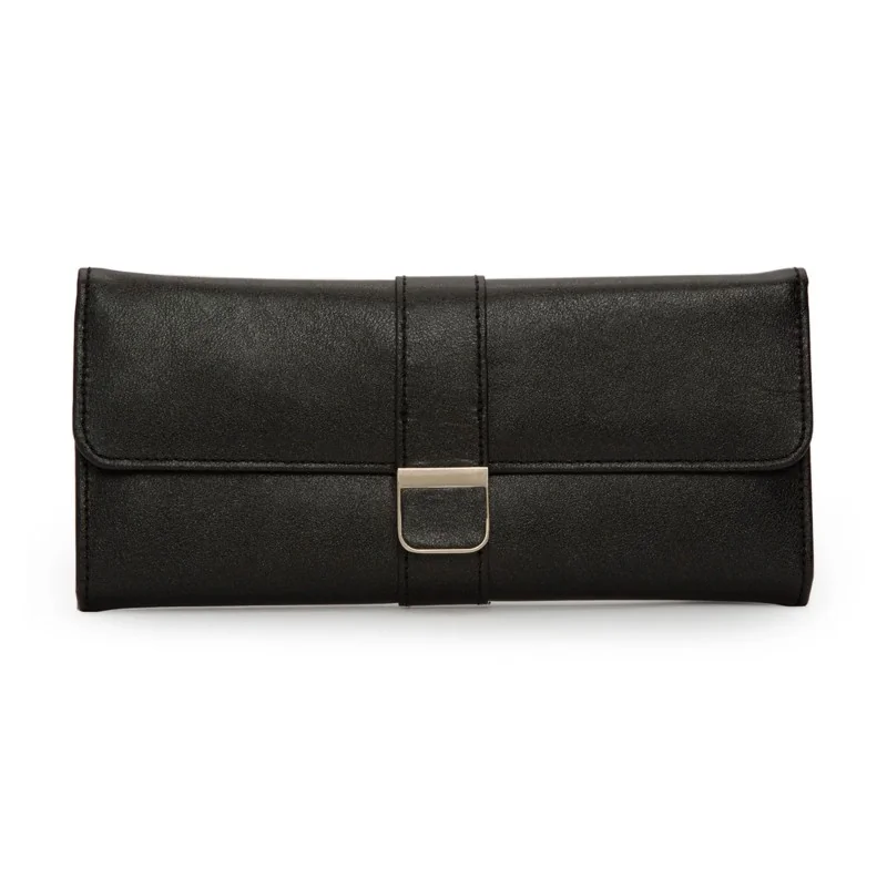 Wolf Black Jewellery Roll