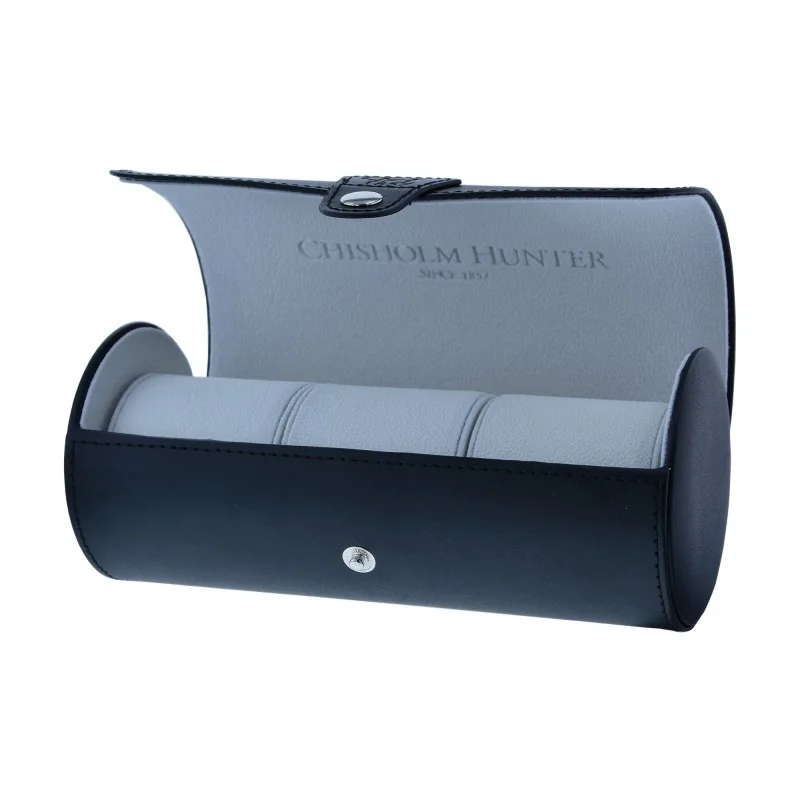 Chisholm Hunter Luxury Vegan Leather Triple Watch Roll