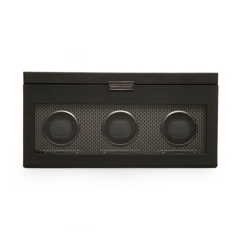 Wolf Axis Triple Watch Winder With Storage 469403