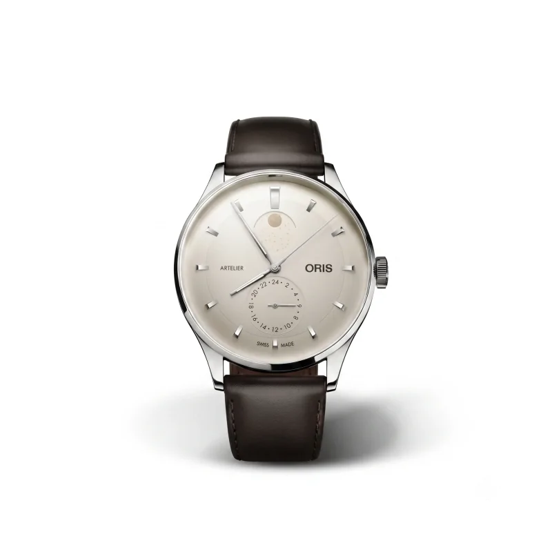 Oris Artelier Complication Cream 39.50mm Watch 01 782 7811 4051-07 6 20 17FC