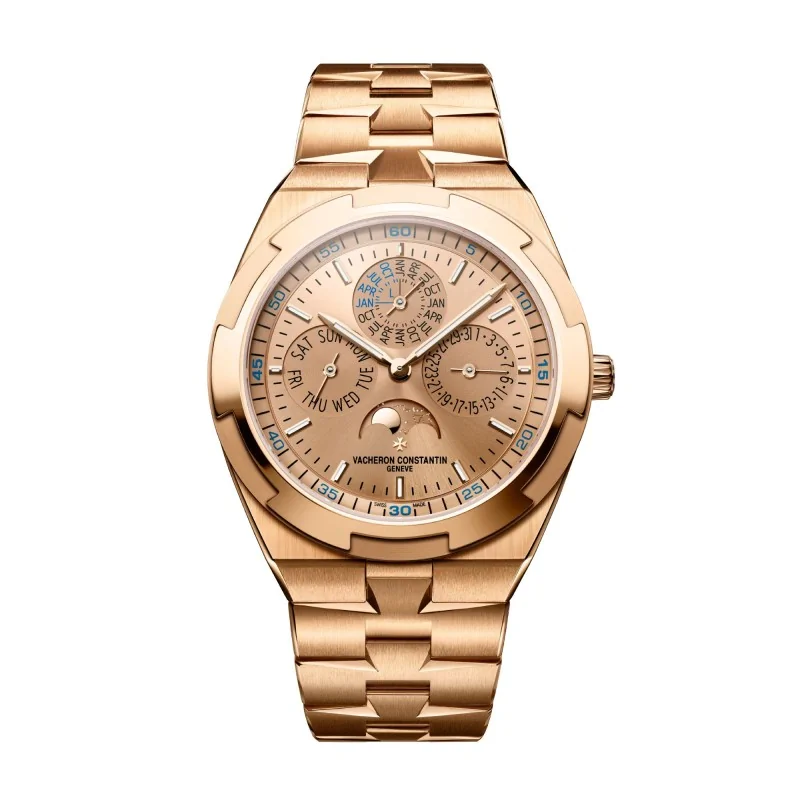 Vacheron Constantin Overseas Perpetual Calendar Ultra Thin Pink Gold Mens Watch 4300V/220R-H144