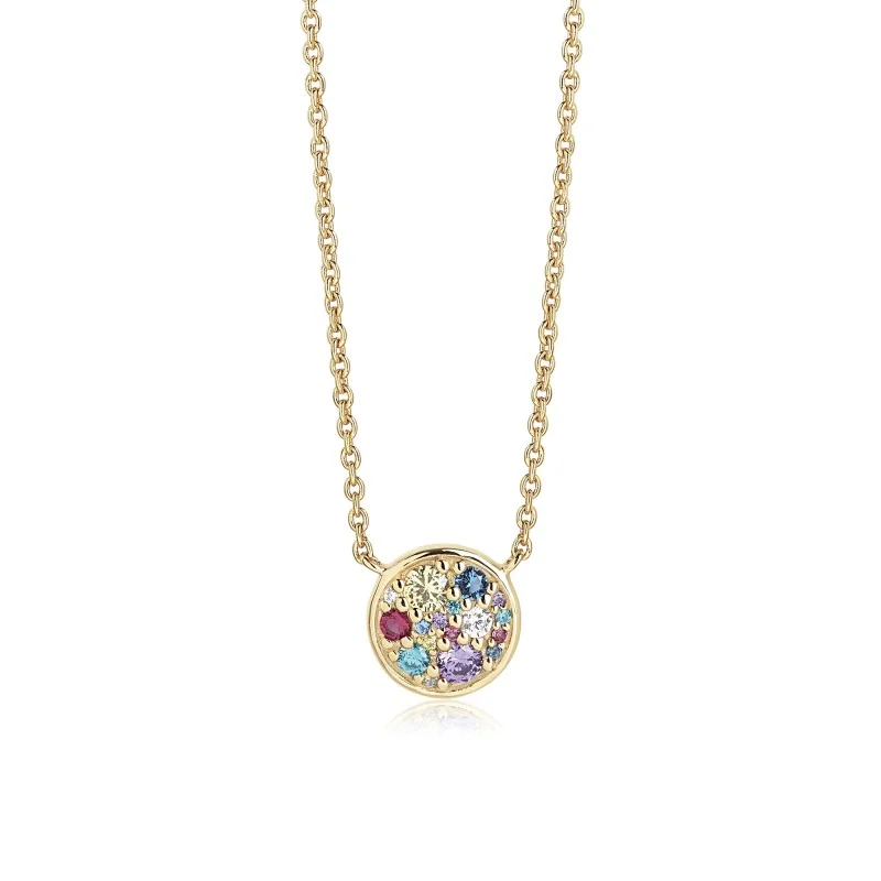 Sif Jakobs Novara Cluster Necklace SJ-C1056-XCZ(YG)