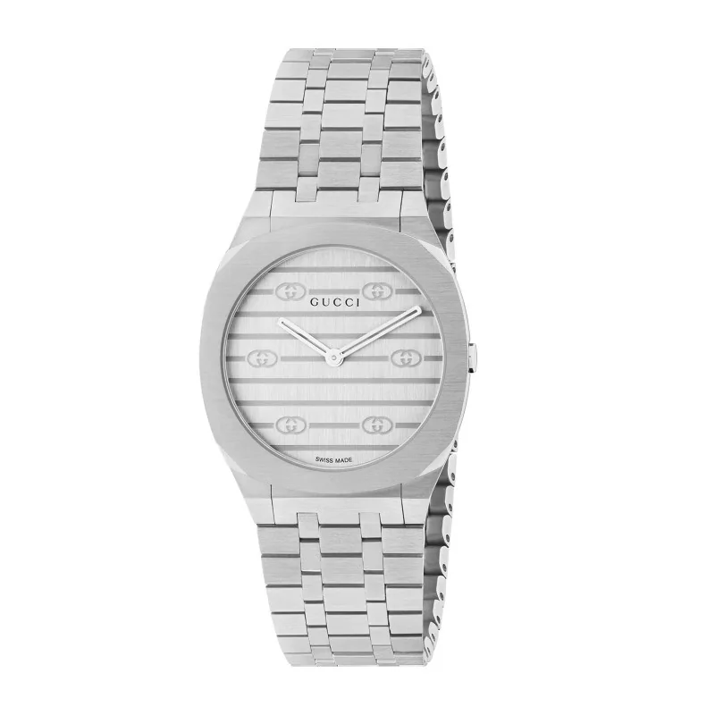 Gucci 25H 30mm Quartz Unisex Watch YA163501