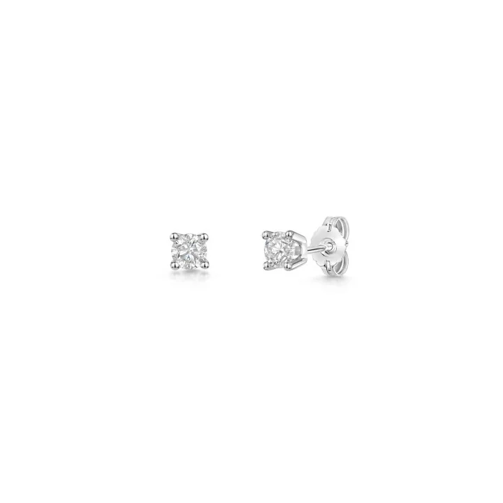 18ct White Gold Brilliant Cut 0.50ct Diamond Stud Earrings