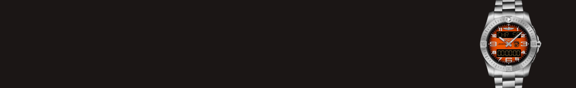 breitling aerospace orbiter watch with titanium bracelet and black background 