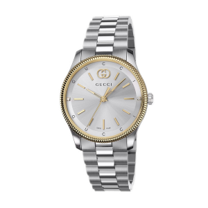 gucci g-timeless ladies watch with white face 