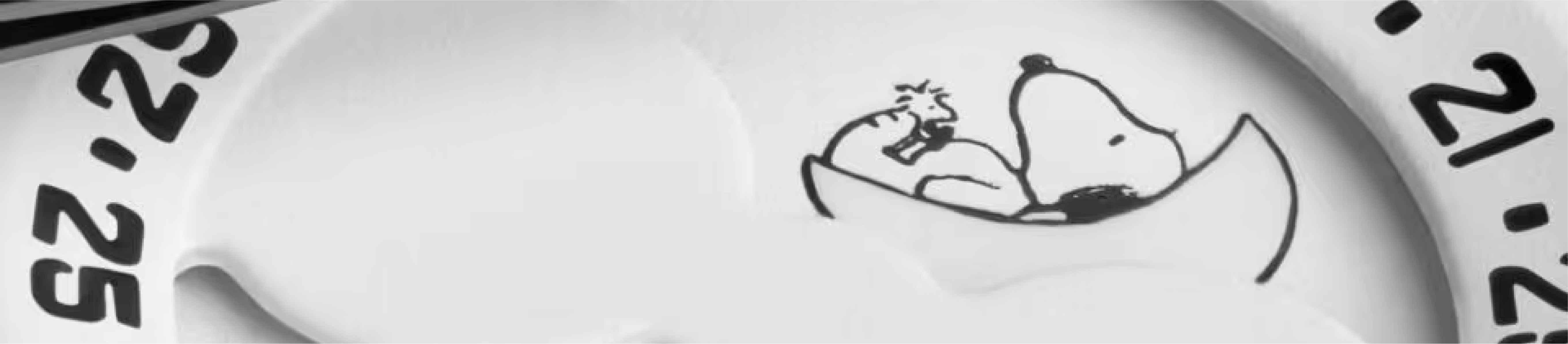 snoopy on omega x swatch moonphase watch subdial