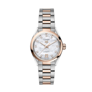 TAG Heuer Carrera Ladies Watch with gold accents