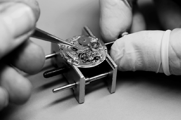 Full Watch Servicing Mechanical & Quartz (image: quartz being repaired)
