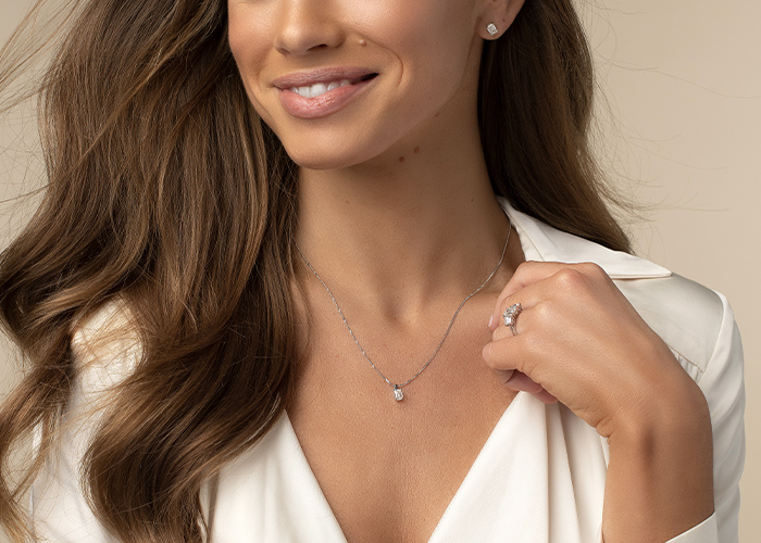 Diamonds - The finest quality diamonds are carefully selected for each of our individually crafted pieces. 