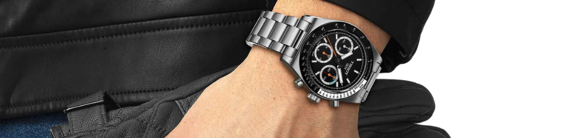 model shot of tissot pr516 mechanical chronograph 