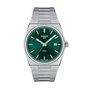 tissot prx green dial watch 
